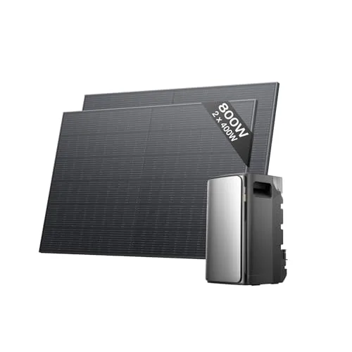 ECOFLOW Kit solaire de STREAM Ultra, batterie 1,92 kWh avec panneaux s